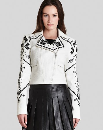 Kade Embroidered Moto Jacket