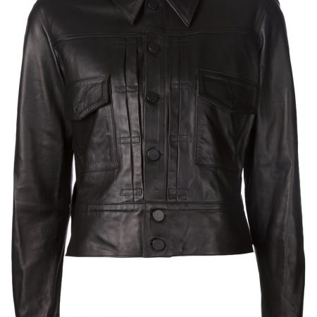 Cropped Leather Jacket