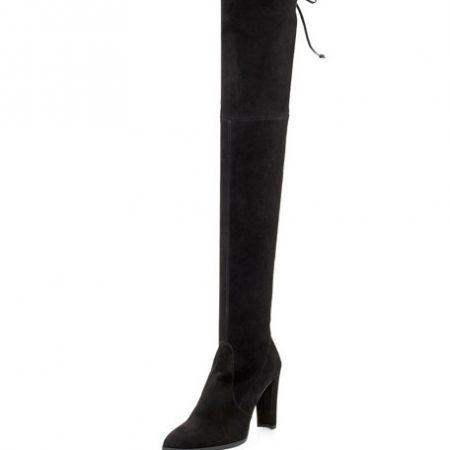 Highstreet Suede Stretch Over-The-Knee Boot