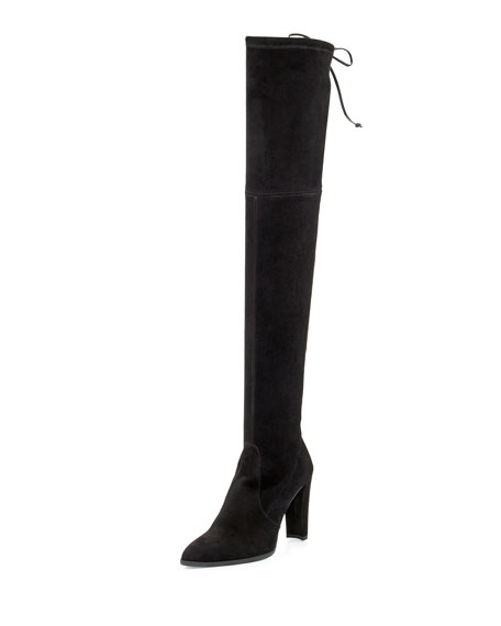 Highstreet Suede Stretch Over-The-Knee Boot