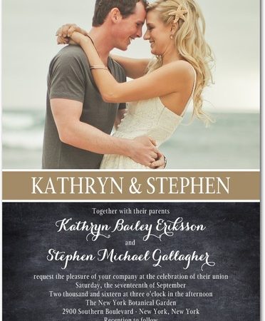 Cherished Calendar Wedding Invitations (Walnut)