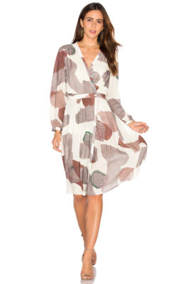 The Office Essential: A Printed Wrap Dress