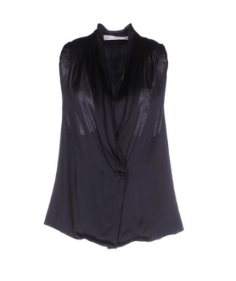 Black Silk Sleeveless Top