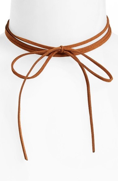 Must-Have: A Delicate Suede Choker Necklace