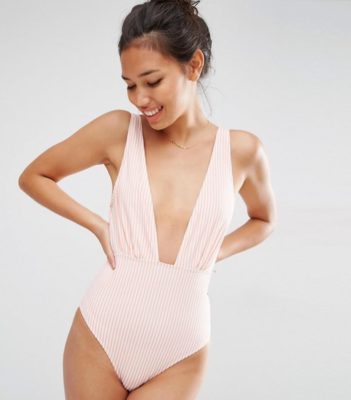 Asos swimsuit seersucker