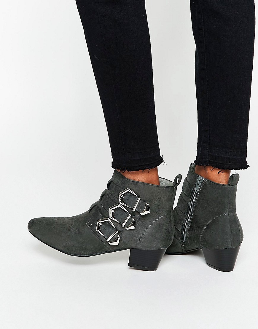 ASOS Affia Multi Buckle Ankle Boot