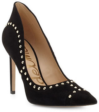  Hayden Suede Studded Pumps