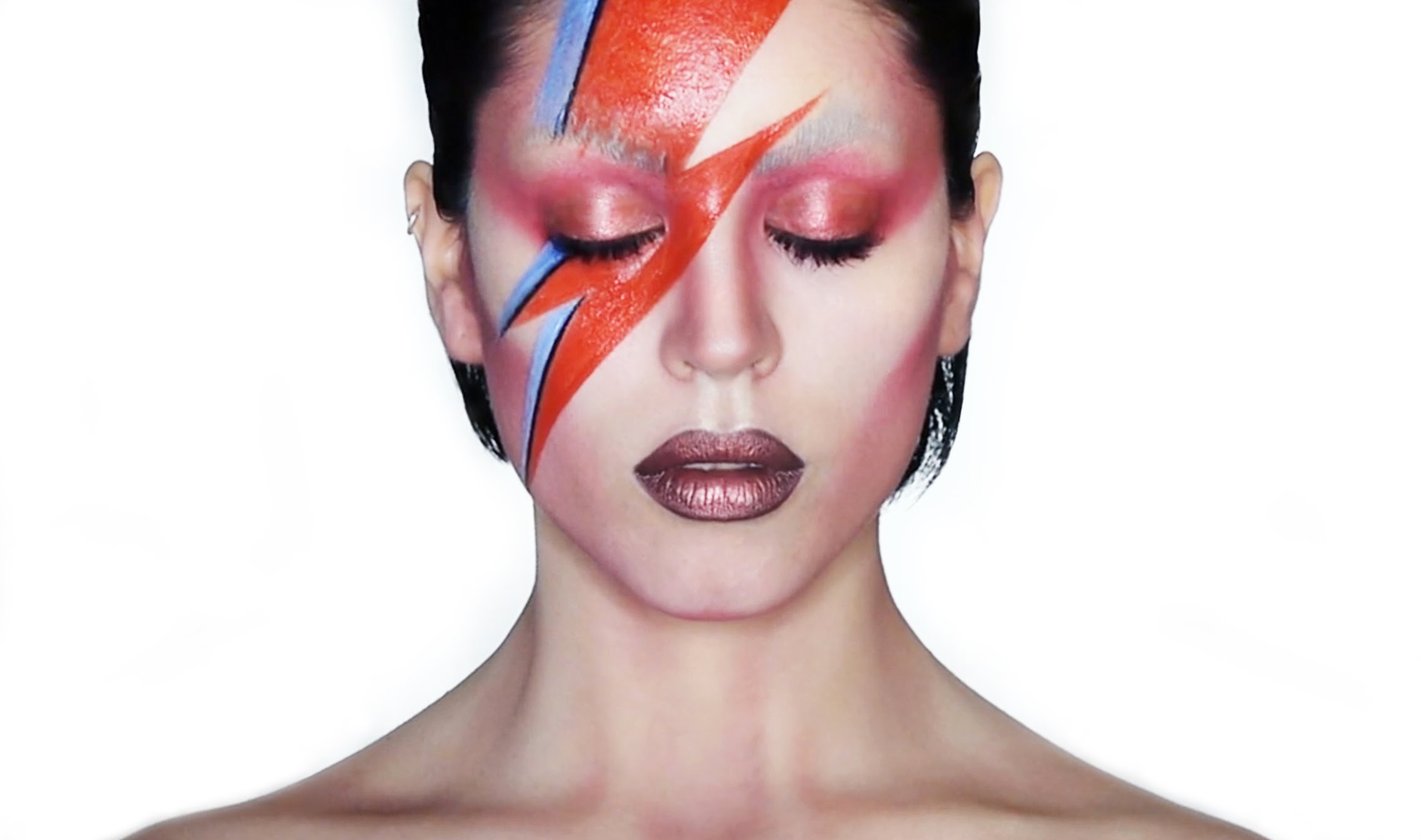 David Bowie Lightening Bolt Eye Makeup Tutorial