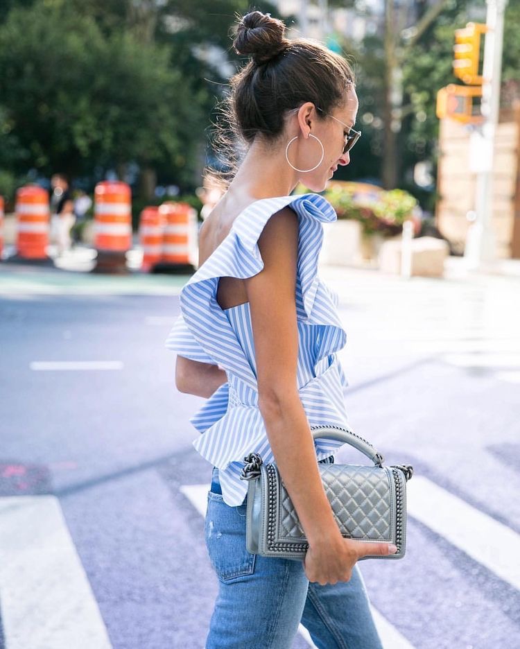 100 Takes on The Ruffled Top Trend
