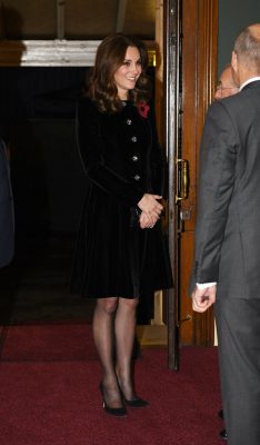 Kate Middleton Velvet Dress