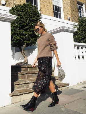 10 Office-Appropriate Ways to Wear Your Dresses With Tights and Boots