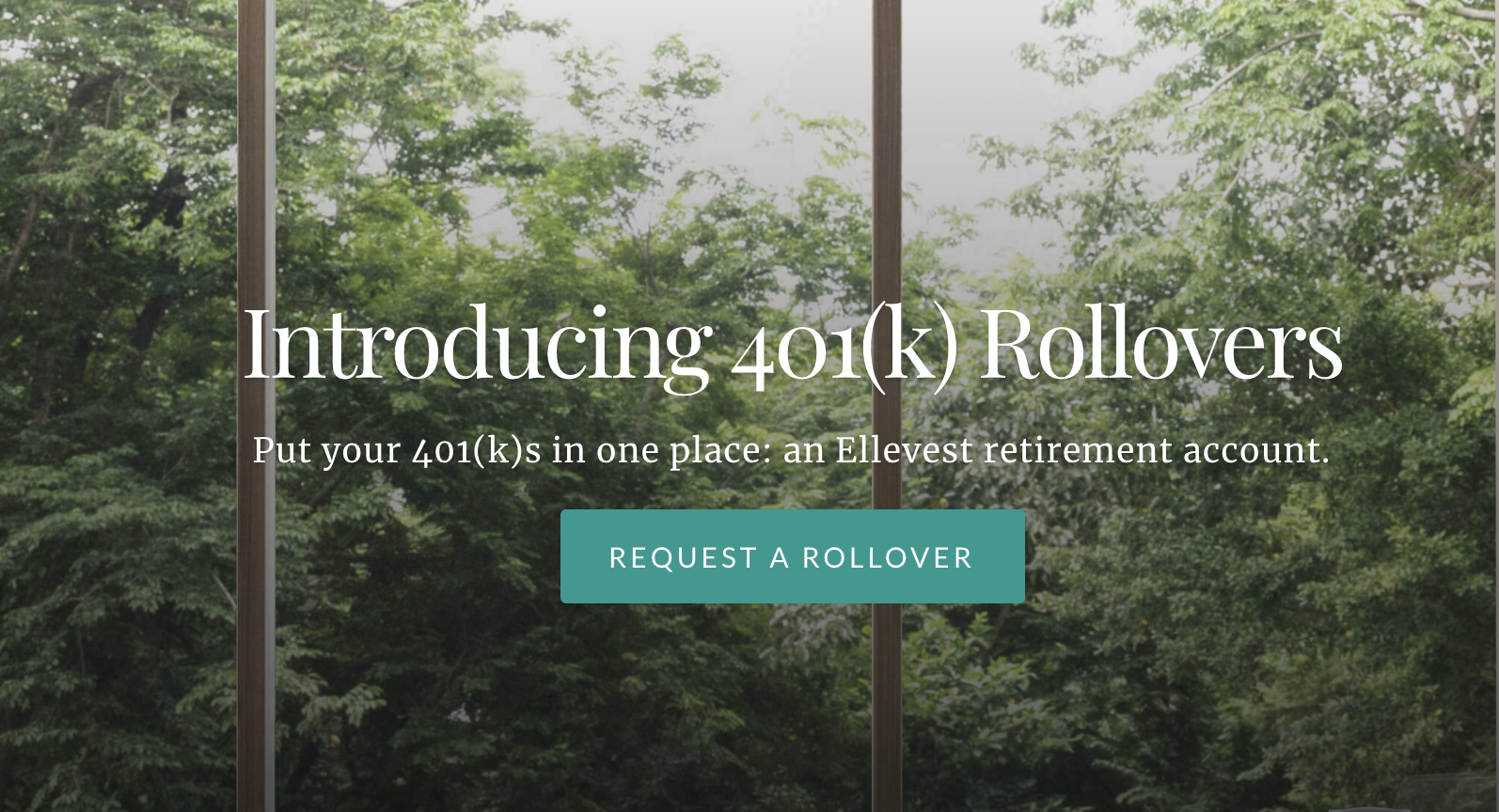 Click here to rollover your 401k Plan to Ellevest