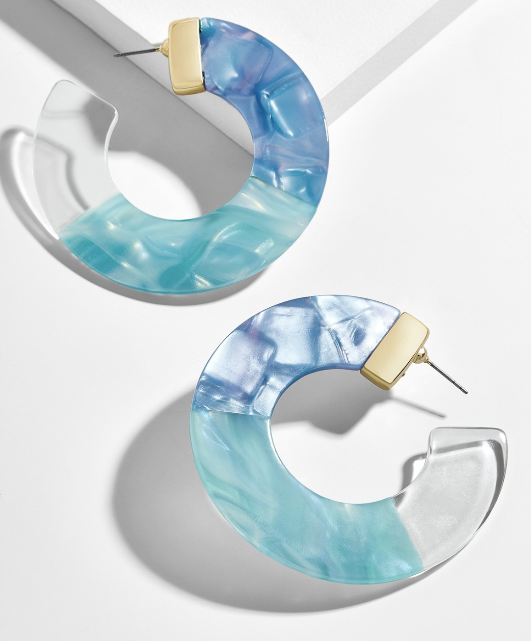 Desa Resin Hoop Earrings