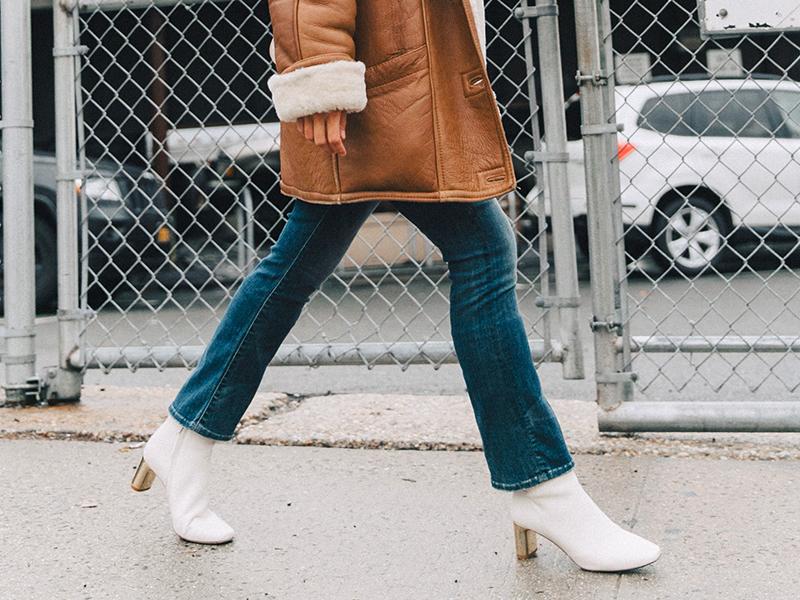 chinese laundry white booties