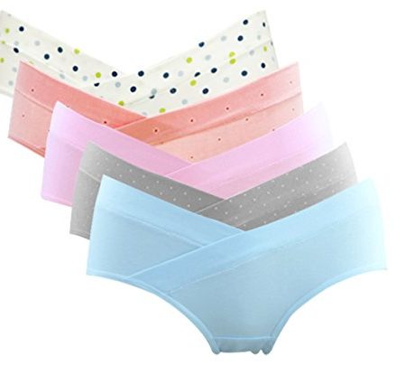 Under the Bump Maternity Panties Underwear, Pack of 5