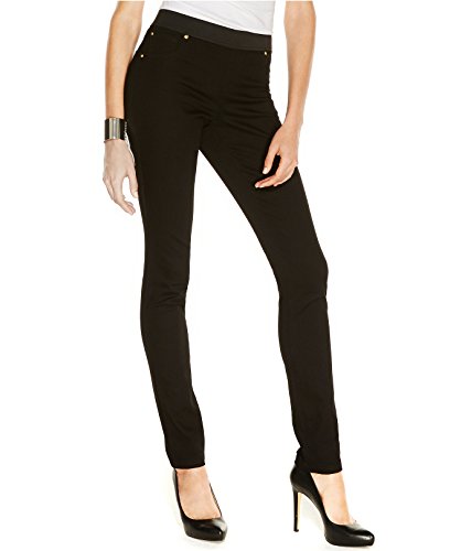 INC International Concepts Women's Pull-On Skinny Jeggings (18, Black Denim)