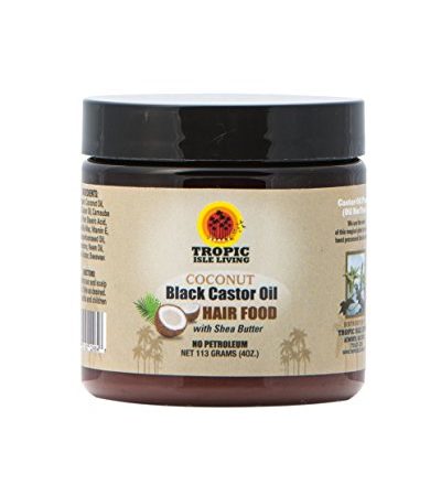 Tropic Isle Living Coconut Jamaican Black Castor Oil Hair Food (4 oz)