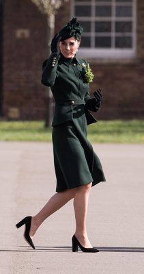 Kate Middleton Green Hat Green Coat Z
