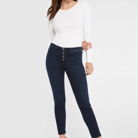 Mid-Rise Skinny Jeans